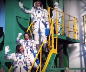 WATCH world-first Russian space movie crew’s ISS mission, from launch to landing in 2 minutes