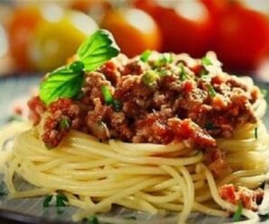 Рецепт: Спагетти болоньезе